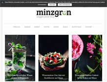 Tablet Screenshot of minzgruen.com